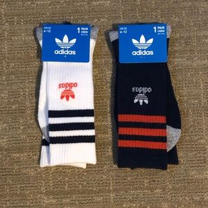 *2 pairs* adidas originals trefoil socks